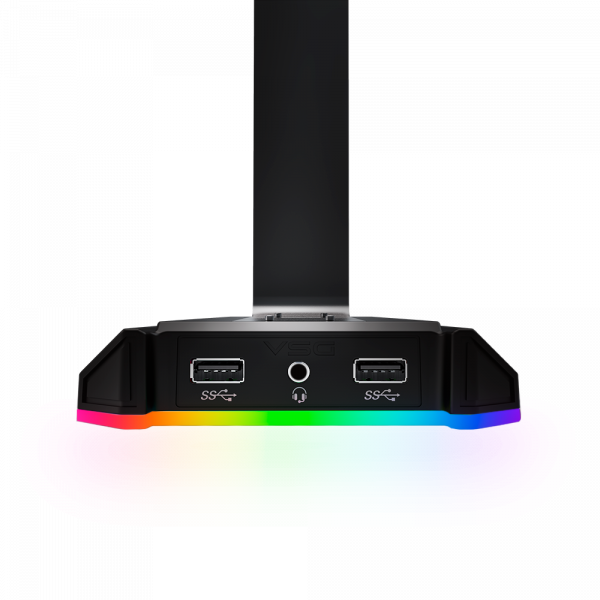 Soporte para audífonos VSG Atlas + puertos USB