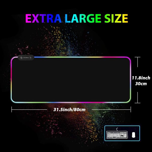 Alfombrilla /  Mouse Pad XL Iluminación RGB