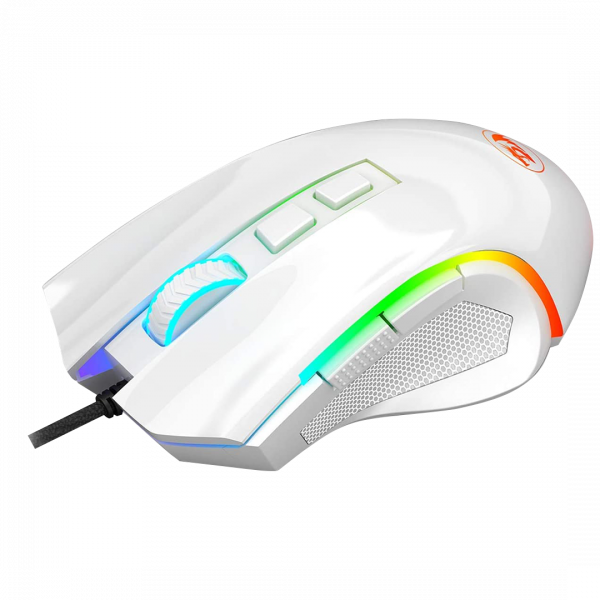 Mouse Gamer Griffin M607 Blanco 7.2 DPI
