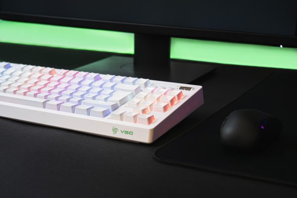 Teclado Mecánico Quasar VSG 80% TKL Blanco