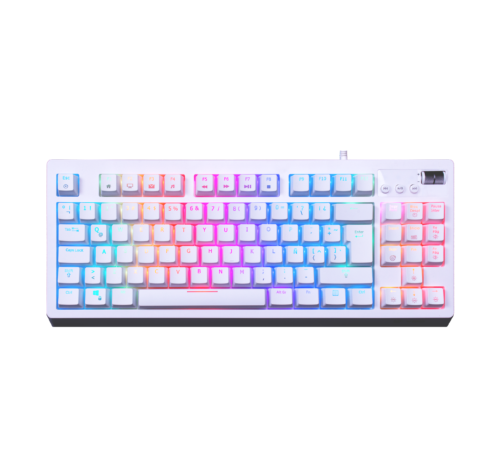 Teclado Mecánico Quasar VSG 80% TKL Blanco