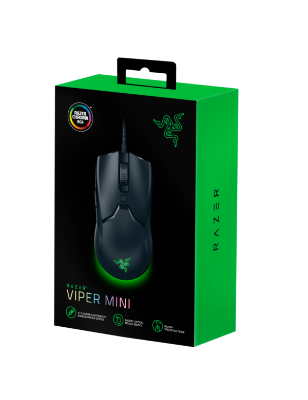 Mouse De Juego Razer Viper Mini Negro 8500 dpi Replica AAA