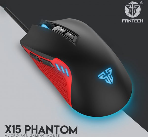 Mouse Gamer Rgb Fantech Phantom X15 Negro