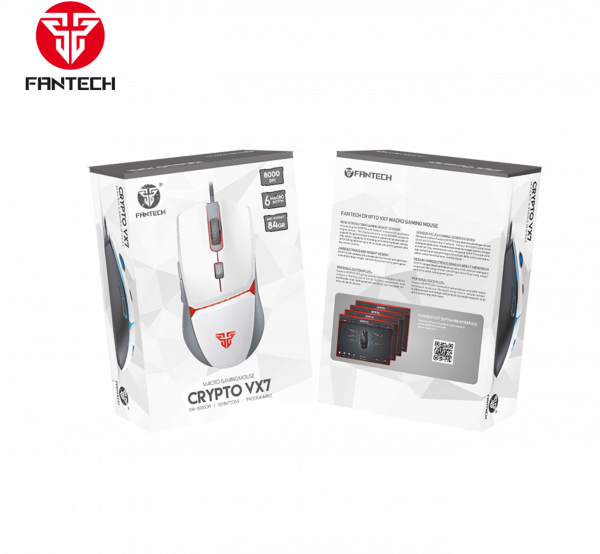 Mouse Gamer Fantech VX7 8000 DPI White
