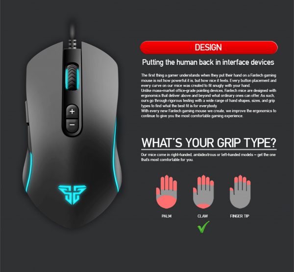 Mouse Gamer Thor X9 Fantech 4800dpi Rgb