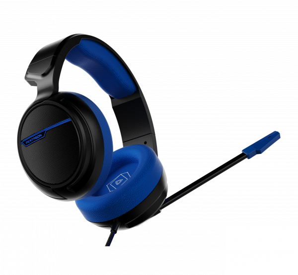 Diadema Gamer Pentagon Vsg Color Azul