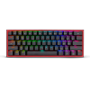 TECLADO REDRAGON FIZZ PRO K616 RGB NERGO ROJO