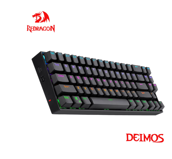 Redragon Deimos Teclado 70% Mecánico Gaming Rgb Negro