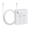 Cable Cargador Apple Original conector Lightning a USB-C de 1M - Blanco