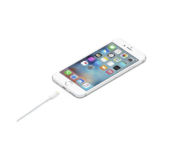 Cable Cargador Apple Original conector Lightning a USB-C de 1M - Blanco