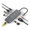 Hub Usb C Adaptador Multipuerto Hdmi Rj45 Pd 8 En 1