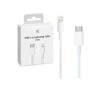 Cable Cargador Apple Original conector Lightning a USB-C de 1M - Blanco