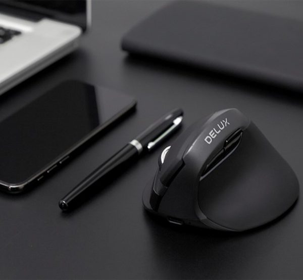 Mouse Vertical Recargable Delux M618 MiniJ