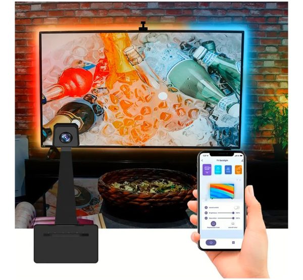 Luces Led De Inmersion Tv Con Camara, Rgb