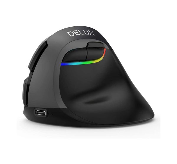 Mouse Vertical Recargable Delux M618 MiniJ
