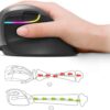 Mouse Vertical Recargable Delux M618 MiniJ