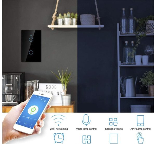 Interruptor Switch Táctil Inteligente Alexa, Google