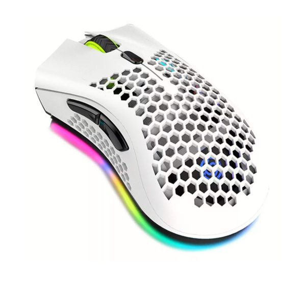 Mouse Gamer Inalámbrico K-snake Bm600 White
