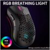 Mouse Gamer Inalámbrico K-snake Bm600 Negro