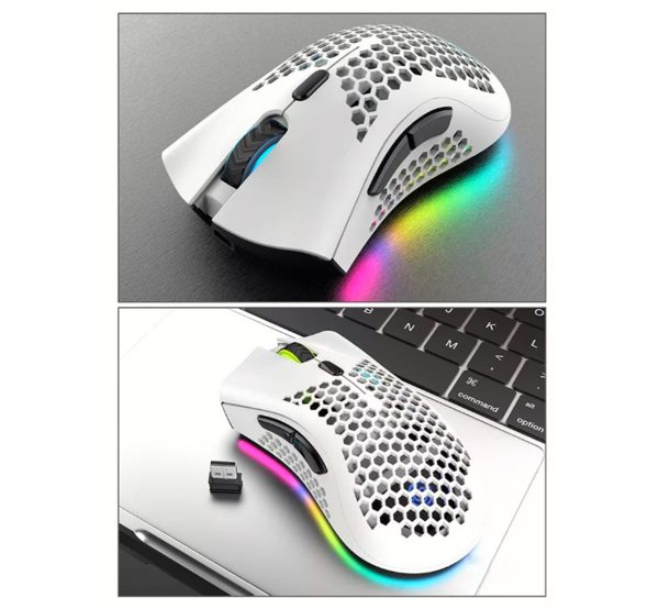Mouse Gamer Inalámbrico K-snake Bm600 White