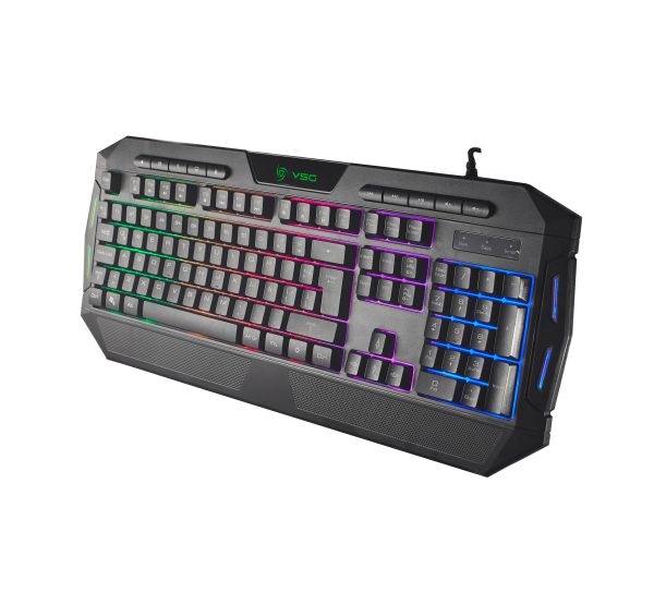 Combo 4 en1 Vsg Crux Teclado, Mouse, Pad, Diadema