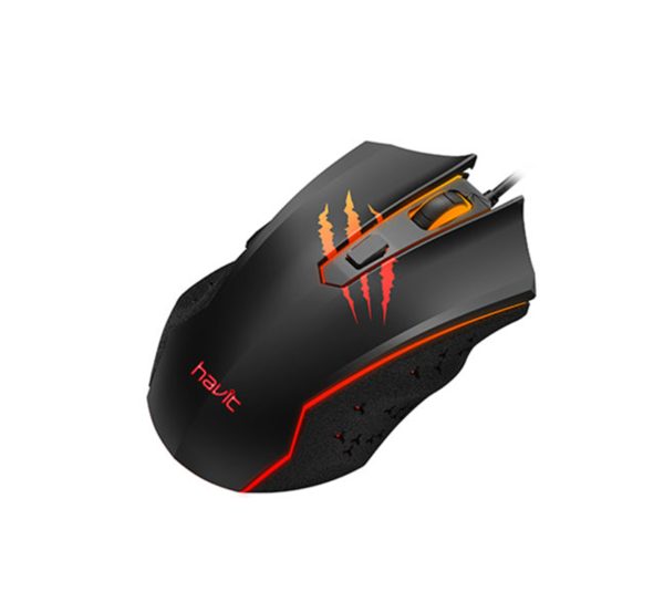 Mouse Gamer Ergonomico Havit Ms1027 3600DPI