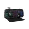Combo 4 en1 Vsg Crux Teclado, Mouse, Pad, Diadema