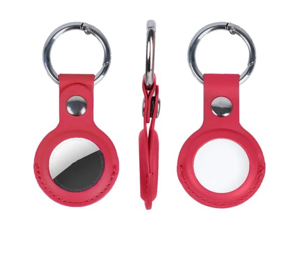 Protector Llavero Cuero Para Airtag Apple Gps