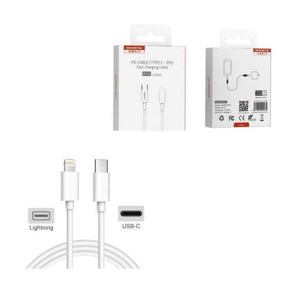 Cable TIPO C a IOS de carga rápida SOMOSTEL