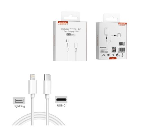 Cable TIPO C a IOS de carga rápida SOMOSTEL