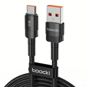 CABLE CARGA RAPIDA  TOOCKI USB - USB C 100W