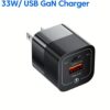 Cargador Carga Rapida 33W USB - USB C Doble Conex