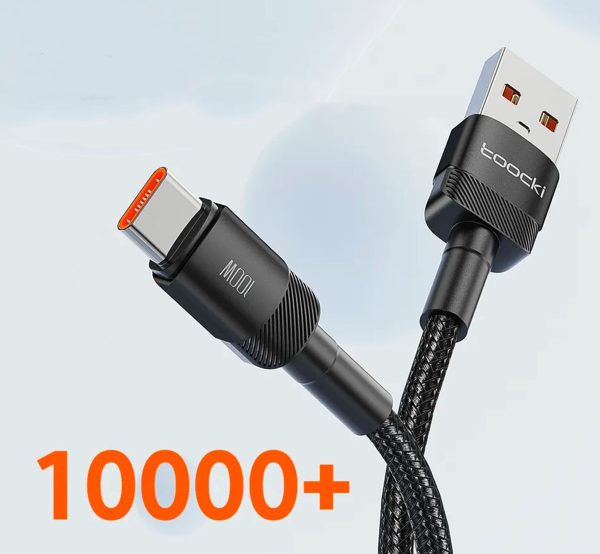 CABLE CARGA RAPIDA  TOOCKI USB - USB C 100W