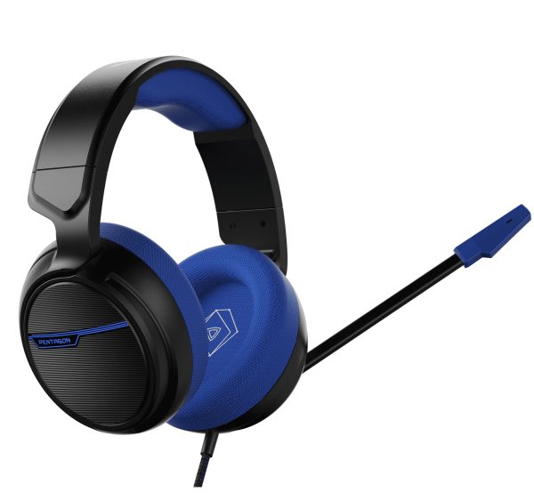 Diadema Gamer Pentagon Vsg Color Azul