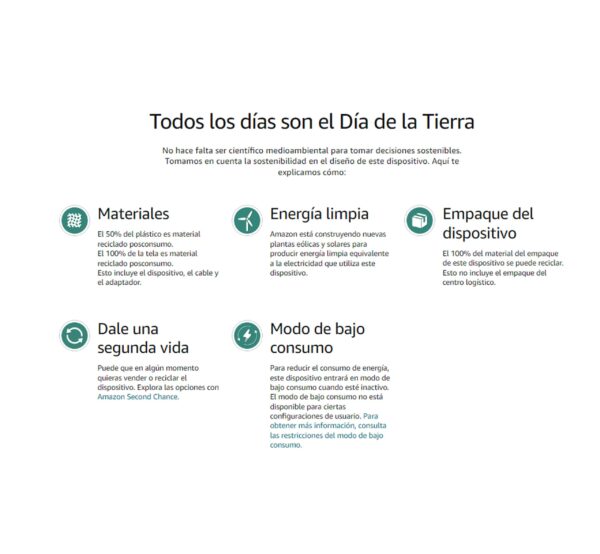 Alexa Echo Dot de 5th Gen Con Asistente Virtual Alexa