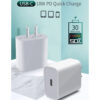 Cargador De pared Carga rapida 20W tipo C Certificado