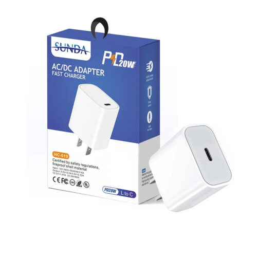 Cargador De pared Carga rapida 20W tipo C Certificado