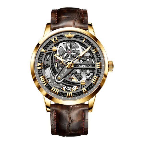 Reloj OUPINKE 3173 Mecánico acero inoxidable y Zafiro