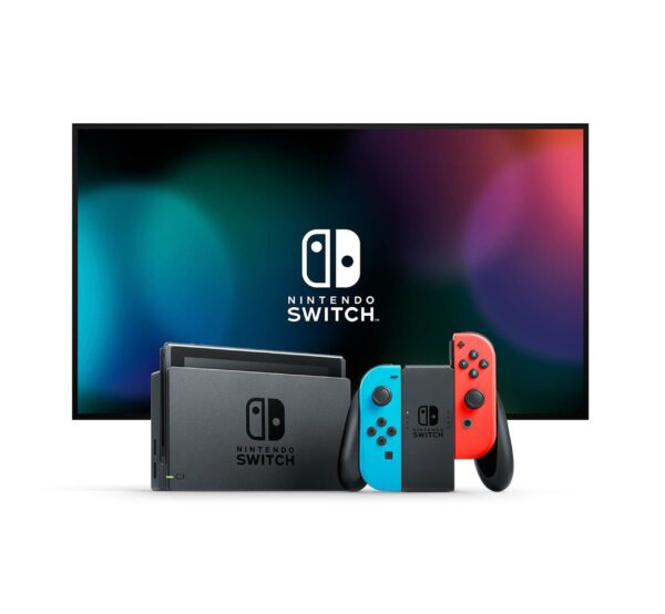 Nintendo Switch consola Joy-Con Color Rojo neón/Azul
