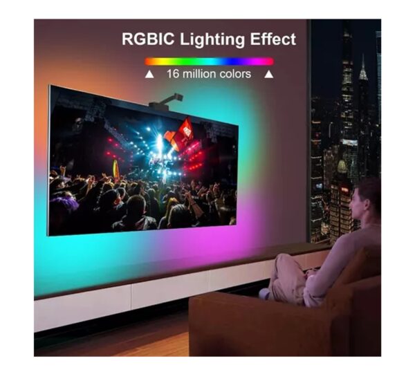 Cinta Led Luz De Fondo De Tv De Inmersión Con Cámara - Wifi