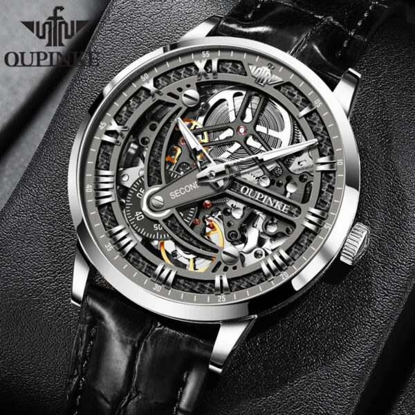 Reloj OUPINKE 3173 Mecánico acero inoxidable y Zafiro