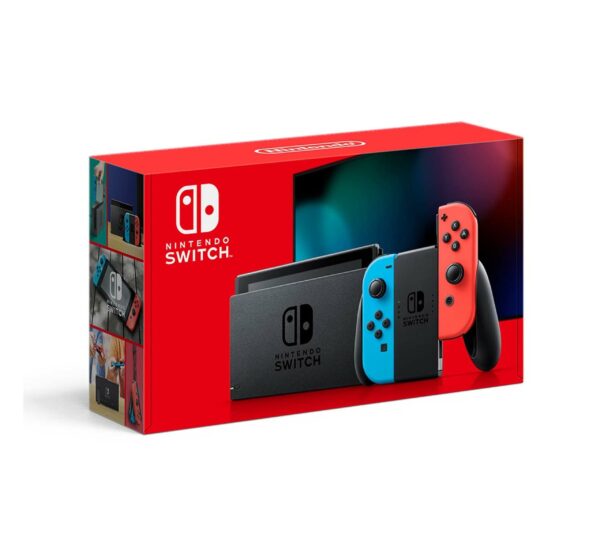 Nintendo Switch consola Joy-Con Color Rojo neón/Azul