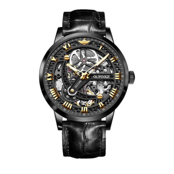 Reloj OUPINKE 3173 Mecánico acero inoxidable y Zafiro
