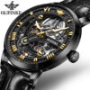Reloj OUPINKE 3173 Mecánico acero inoxidable y Zafiro