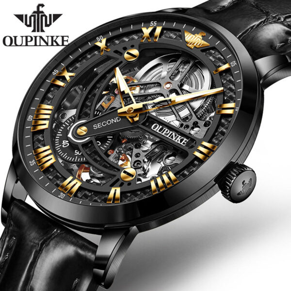 Reloj OUPINKE 3173 Mecánico acero inoxidable y Zafiro
