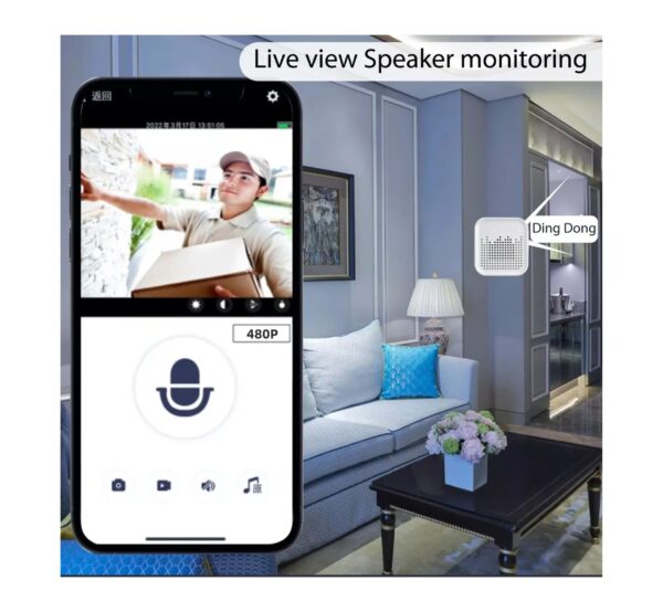 Timbre Inalámbrico Inteligente Seguridad Wifi Camara