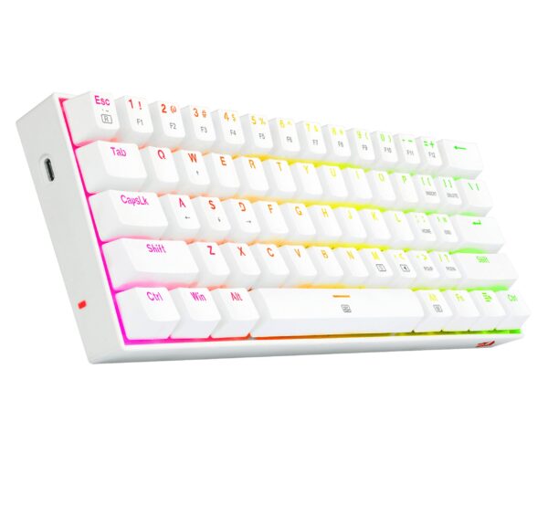 Teclado Mecánico Dragonborn 60% Redragon Switch Cafe
