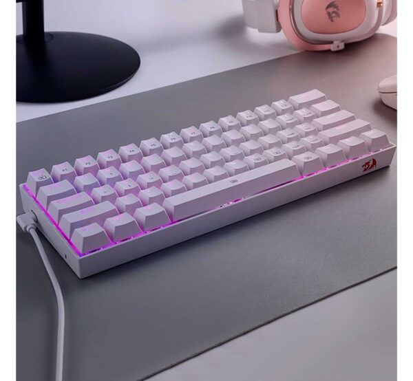 Teclado Mecánico Dragonborn 60% Redragon Switch Cafe