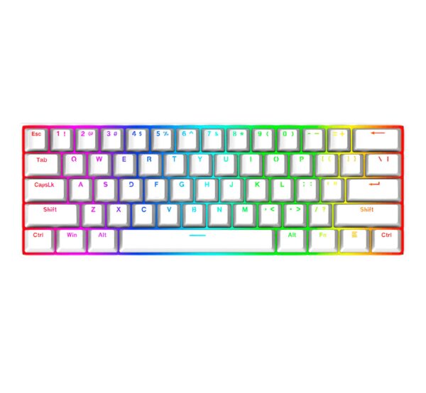 Teclado Mecánico Dragonborn 60% Redragon Switch Cafe