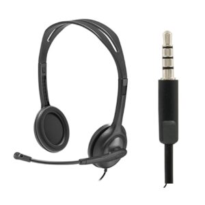 Audífonos Diadema Logitech H111 Gris Stereo